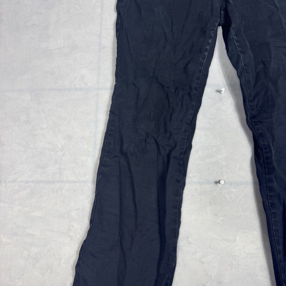 Dickies Womens Chino Pants Black Flat Front Bootcut Leg Workwear Size 11/30 - Picture 4 of 11